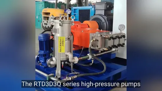 Rtd-250 Diesel Unit Super High Pressure Water Blasting Machine Hydraulic Pump